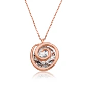 Gümüş Rose Aşk Döngüsü Bayan Kolye - 1