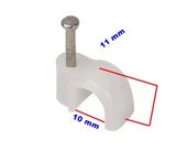 No:4 (10lu pk.) Beton Çivili Kablo Tutturma Kroşe (10 Lu Paket) - 2