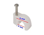 No:2 (10lu pk.) Beton Çivili Kablo Tutturma Kroşe (10 Lu Paket) - 2