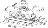 305.0689.925-Franke Fbi 705 Bk Mat Siyah Box Aspiratör - 3