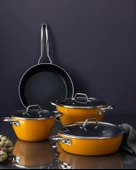 Madame Coco Titanium Emaye Tencere Seti 7 Parça - 1