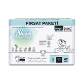 Sleepy Bio Natural Bebek Bezi Fırsat Paketi 3 Beden 42 Adet - 6