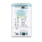 Sleepy Bio Natural Bebek Bezi 2'Li Fırsat Paketi 6 Beden 46 Adet - 6