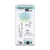 Sleepy Bio Natural Bebek Bezi Fırsat Paketi 2 Beden 48 Adet - 6