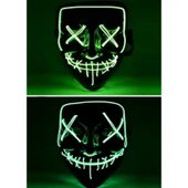 LED Işıklı Yeşil Maske - 3