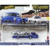 Hot Wheels Team Transport Mercedes Benz 300 SL 55 Blaues Wund HRV48 - 4