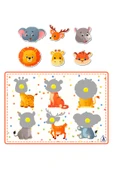 Çocuklar İçin Hayvanları Öğretici Zeka Geliştirme Kartı Hafıza Güçlendirme Oyunu Cırtlı Etkinlik thumbnail 1