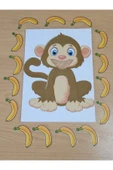 Maymunun Karnını Doyuruyoruz Eğitici Etkinlik Materyali Aktivite Oyun thumbnail 3