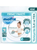 Molfix Premium Bebek Bezi Ultra Fırsat Paketi 6 Beden 15+ Kg 54 Adet - 6