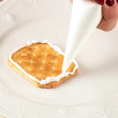 Porsima 165 50 Adet Krema Torbası Kek Pasta Süsleme  Kullan At Krem Şanti Sıkma Torbası Pastacılık Malzemeleri - 6