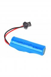 TNL ICR14500 3.7v 1200mAh Başlıklı Siyah Soketli Li-ion Şarjlı Pil - 2