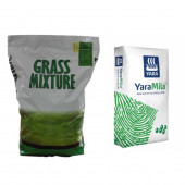 6'lı Karışım Çim Tohumu - 5 KG + Çim Gübresi - 5 KG - 1