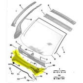 Citroen Nemo Ön Cam İzgara Saci/Bakaliti (2008-2016) 1.3, 1.4 HDI 735716934 - 2