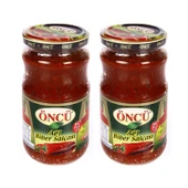Öncü Acı Biber Salçası 360 gr Cam x 2 Adet - 1