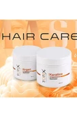 TOTEX Saç Bakım Maskesi | Nemlendirici Ve Parlaklık Kazandırıcı | Saç Besleyici Keratin 500 ml thumbnail 4