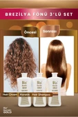 Bio Keratin Gold Brezilya Fönü 3'lü Set - Şampuan + Saç Kremi + Keratin 8690127162754 - 2