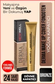 New Well Derma Make-up Cover Foundation - Bronze - 1