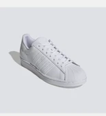 Adidas süperstar Beyaz unisex sneaker ayakkabı - 1