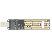 4767 M.2 NVME SSD To USB 3.0 Pci-e Express M-Key Çevirici Dönüştürücü Adaptör Kutusu içi - 4