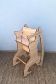 Reyo 3in1 Montessori Sallanan At, Mama Sandalyesi, MDF Çocuk Aktivite Masası - 4