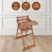 Reyo Home Ahşap Katlanabilir Mama Sandalyesi - 2