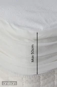 DRYTOUCH Sıvı Su Geçirmez Fitted Full Kenar Yatak Koruyucu Alez  (7 Ebat) - 2