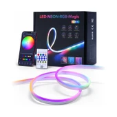 Sese Duyarlı Animasyonlu RGB Kumandalı 5 Metre Neon Şerit Hortum Led USB ve App Uyumlu - 1