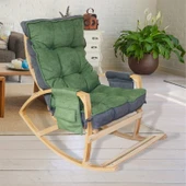 Reyo Home Efes Lüks Çift Minderli Sallanan Sandalye Tv Koltuğu - 2