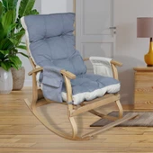 Reyo Home Lidya Lüks Çift Minderli Sallanan Sandalye Tv Koltuğu - 2
