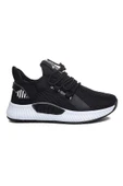 Celira Axs Siyah Beyaz Triko Erkek Sneaker Spor Ayakkabı - 4