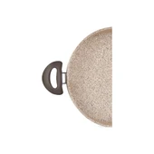 FALEZ CREAMY GRANİTEC 24 CM KISA GRANİT TENCERE KARNIYARIK - 5