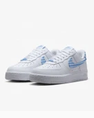Nike Air force Beyaz mavi unisex ayakkabı - 1