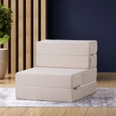 Valeria Katlanır Yatak Olabilen Koltuk Tek Kişilik Kahverengi Tek - 6