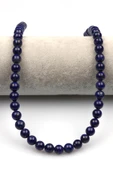 Lapis Lazuli (AAA Kalite) Doğaltaş Dizi 8 mm Küre Kesim thumbnail 2