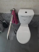 YENİ T ENGELLİ TUTUNMA BARI BANYO WC PASLANMAZ MAT SATİNE YÜZEYLİ - 2