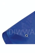 DİWWA 3m X 5m Mavi Su Geçirmez Pullu Kamp Uyumlu Çadır Branda Tente Yağmurluk Gölgelik - 2