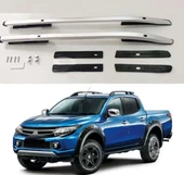 Mitsubishi L200 Uyumlu 2015 Sonrası Tavan Çıtası Gümüş Gri - 1