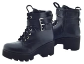 Boya Defolu Kadın Fermuarlı Kadın Kışlık Bot Kalın Tabanlı 36 Numara - 2