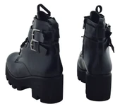 Boya Defolu Kadın Fermuarlı Kadın Kışlık Bot Kalın Tabanlı 36 Numara - 3