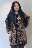 0001 Uzun Leopar Desenli Hırka - 7