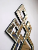 Elis Concept Piramit Dekoratif Duvar Ayna Bronz 2 Adet  95 x 40 cm - 4