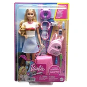 HJY18 Barbie Seyahatte Bebeği ve Aksesuarları thumbnail 6
