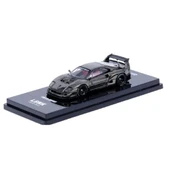 Inno 1/64 LBWK F40 Chrome Black Chase Car Included - 2