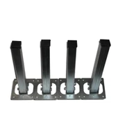 Masa Ayağı 4lü Katlanır Metal Yer Sofrası Ayağı 70 cm - 2