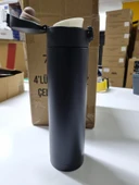 Tantitoni Paslanmaz Çelik Termos 450ml Siyah - 1