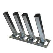 Masa Ayağı 4lü Katlanır Metal Yer Sofrası Ayağı 60 cm - 5