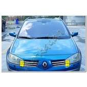 Markadan Renault Megane 2 Krom Ön Panjur 2004-2005 6 Parça Paslanmaz Çelik - 1