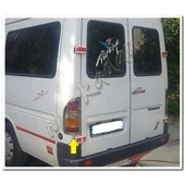 Markadan Mercedes Sprinter Krom Stop Çerçevesi 1998-2006 2 Parça Paslanmaz Çelik - 2