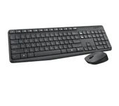 MK235 Klavye Mouse Kablosuz Siyah 920-007925 - 1
