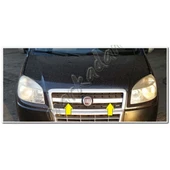 WOC Chrome Fiat Doblo Krom Ön Panjur 2006-2012 2 Parça Paslanmaz Çelik - 1